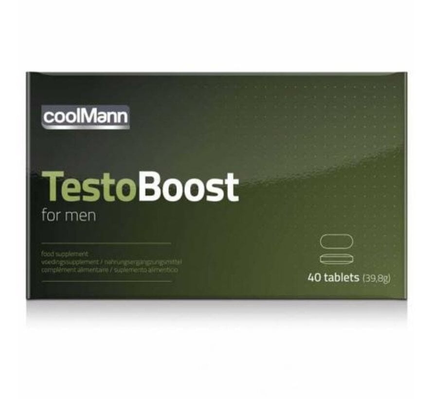 CoolMann - Testoboost - 40 stuks