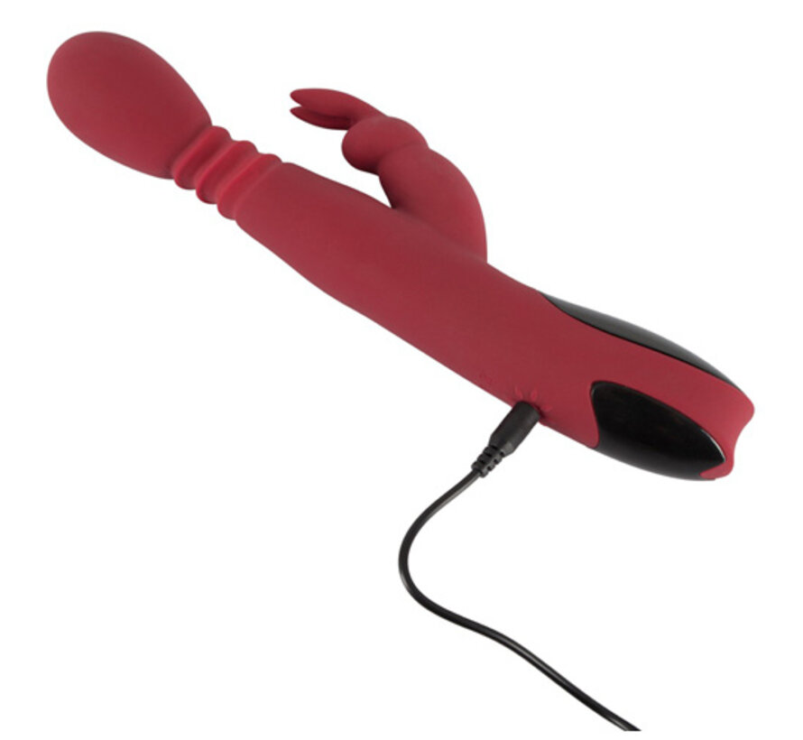 Stotende, Roterende & Verwarmende Rabbit Vibrator