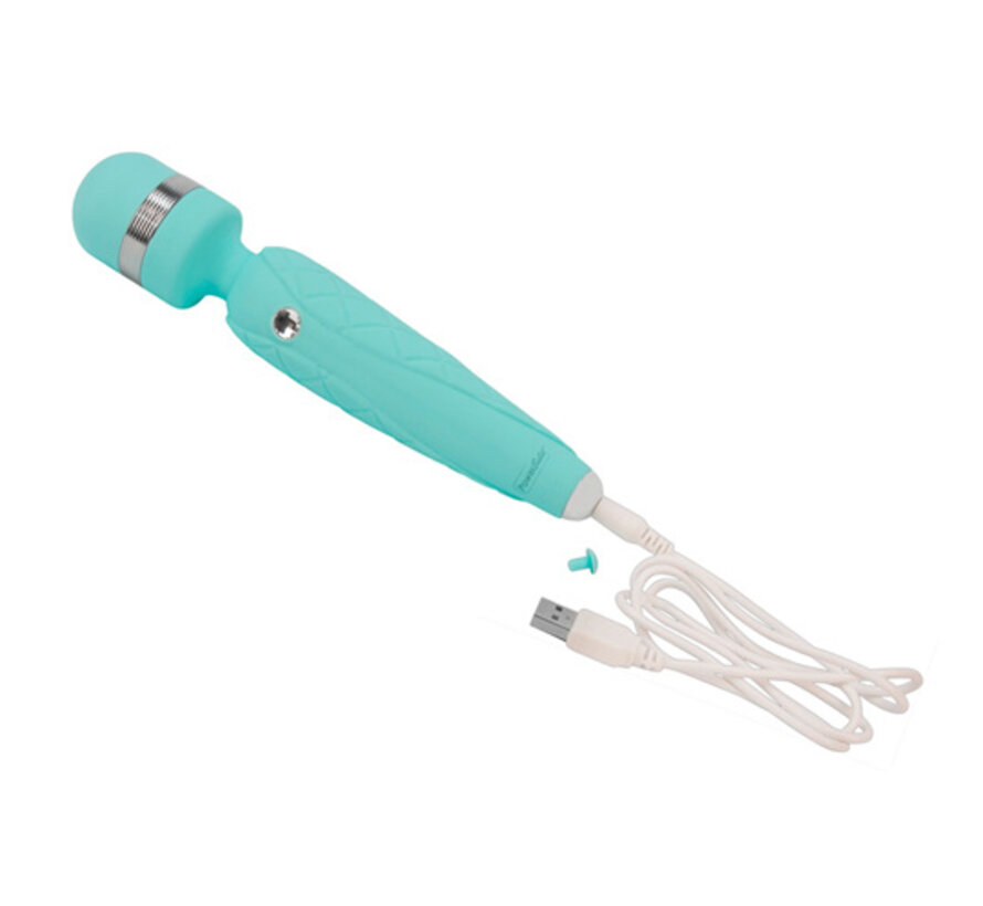 Pillow Talk - Cheeky Wand Vibrator - Teal