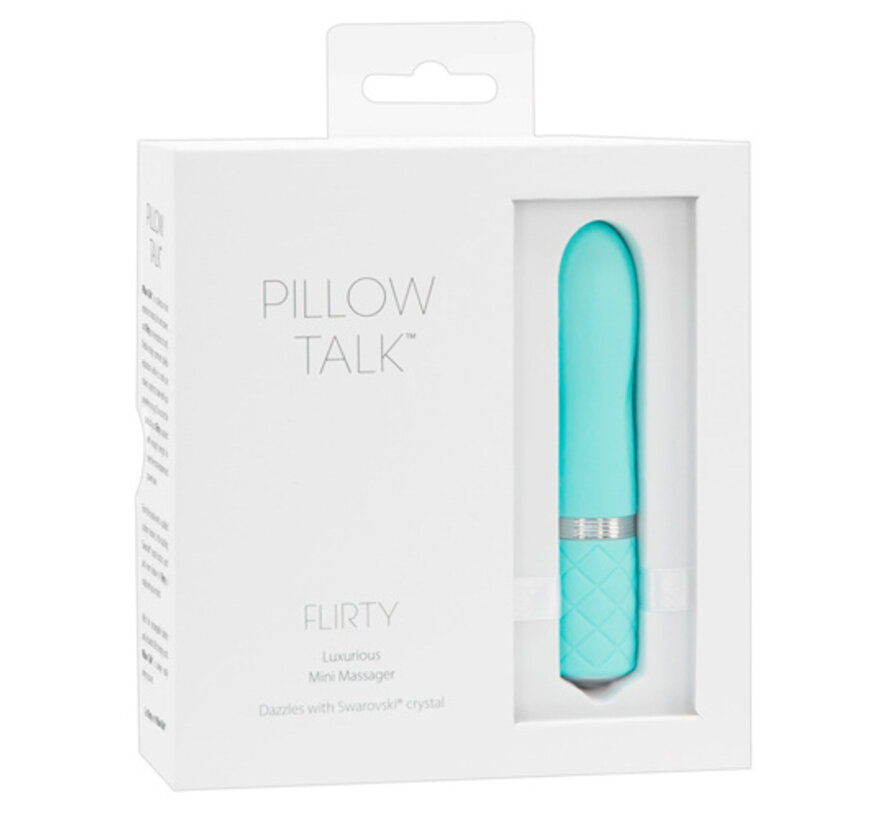 Pillow Talk - Flirty Mini Vibrator - Teal