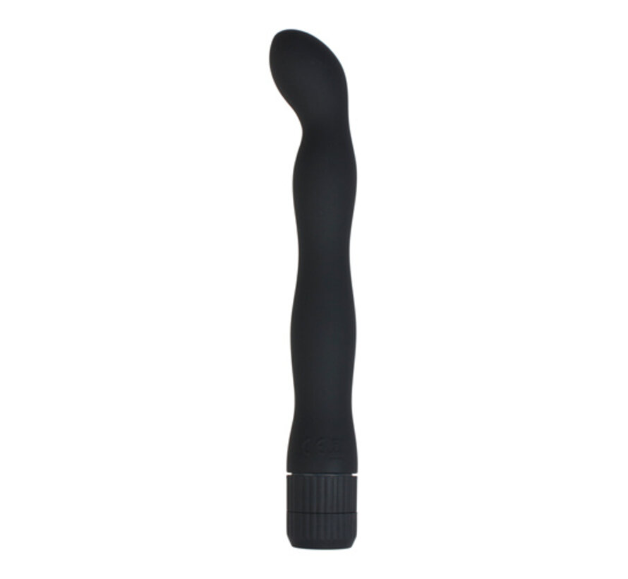 Golvende zwarte anaal vibrator