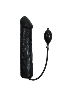 You2Toys Black Giant Latex Opblaasbare Dildo