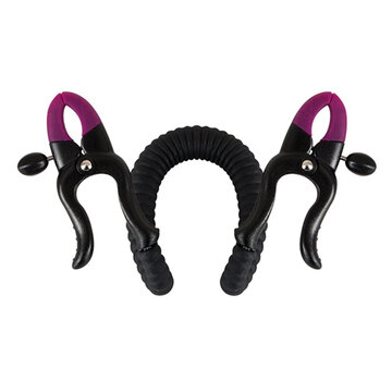 You2Toys Schaamlippenspreider - Zwart/Paars