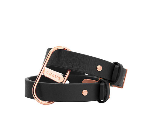 Crave Crave - ICON Cuffs Black/Rose Gold