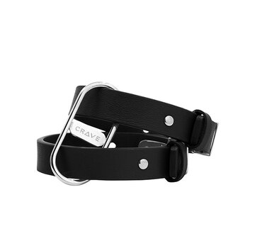 Crave Crave - ICON Cuffs Black/Silver