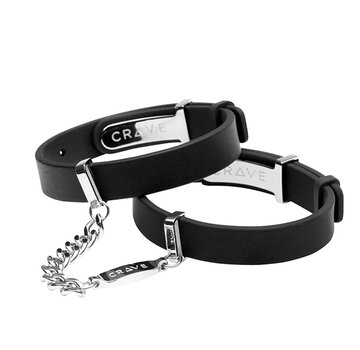 Crave Crave - ID Cuffs Black/Silver