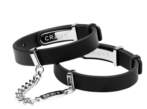 Crave Crave - ID Cuffs Black/Silver