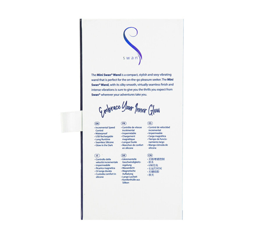 Swan - The Mini Swan Wand Glow In The Dark Blue