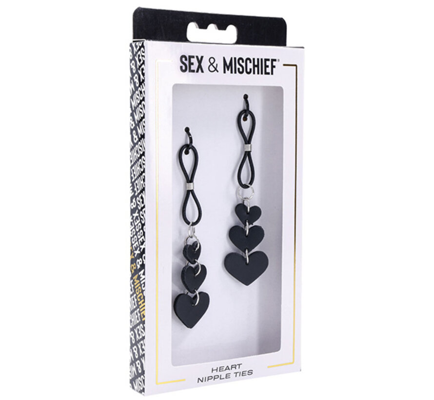 Sportsheets - Sex & Mischief Heart Nipple Ties