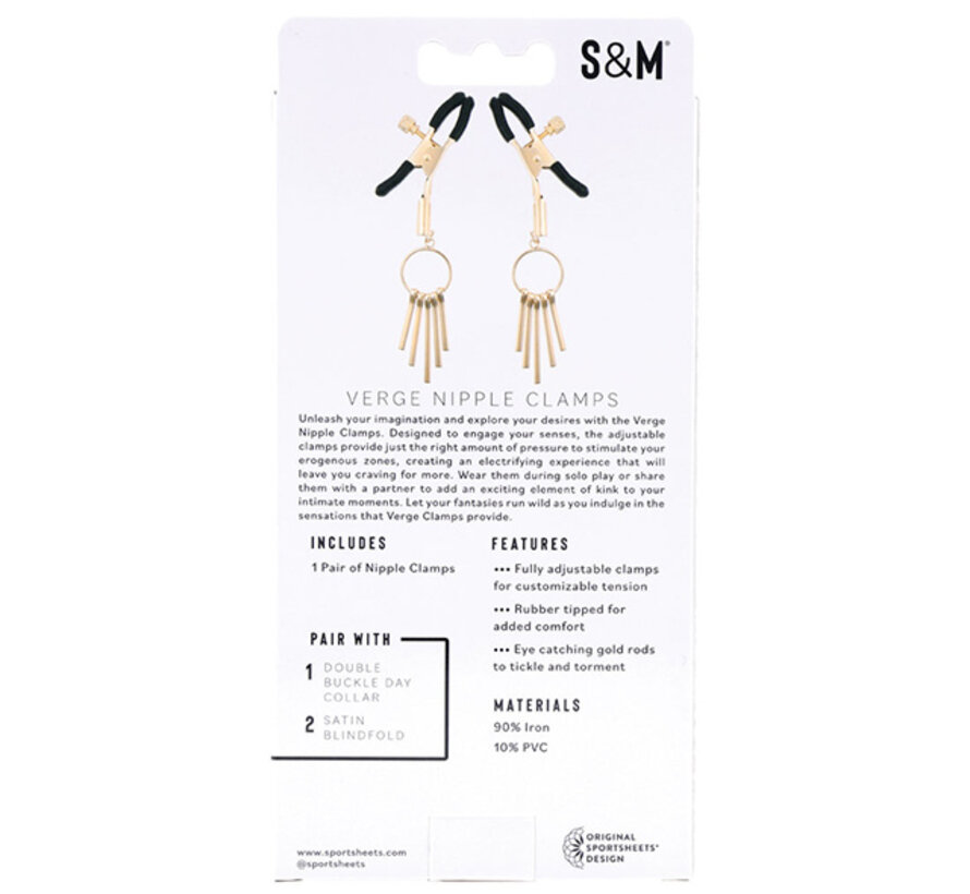 Sportsheets - Sex & Mischief Verge Nipple Clamps