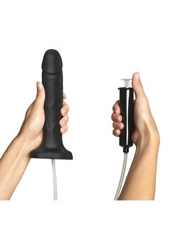 Strap-On-Me Strap-On-Me - Squirting Cum Dildo Realistic Black XL