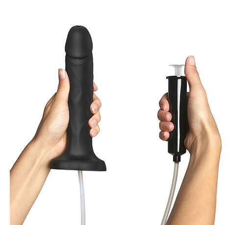 Strap-On-Me Strap-On-Me - Squirting Cum Dildo Realistic Black XL