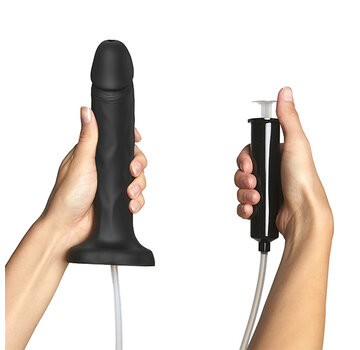 Strap-On-Me Strap-On-Me - Squirting Cum Dildo Realistic Black L