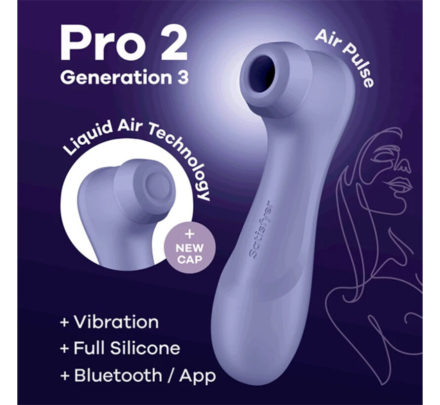 Satisfyer - Pro 2 Generation 3 App Controlled Lilac