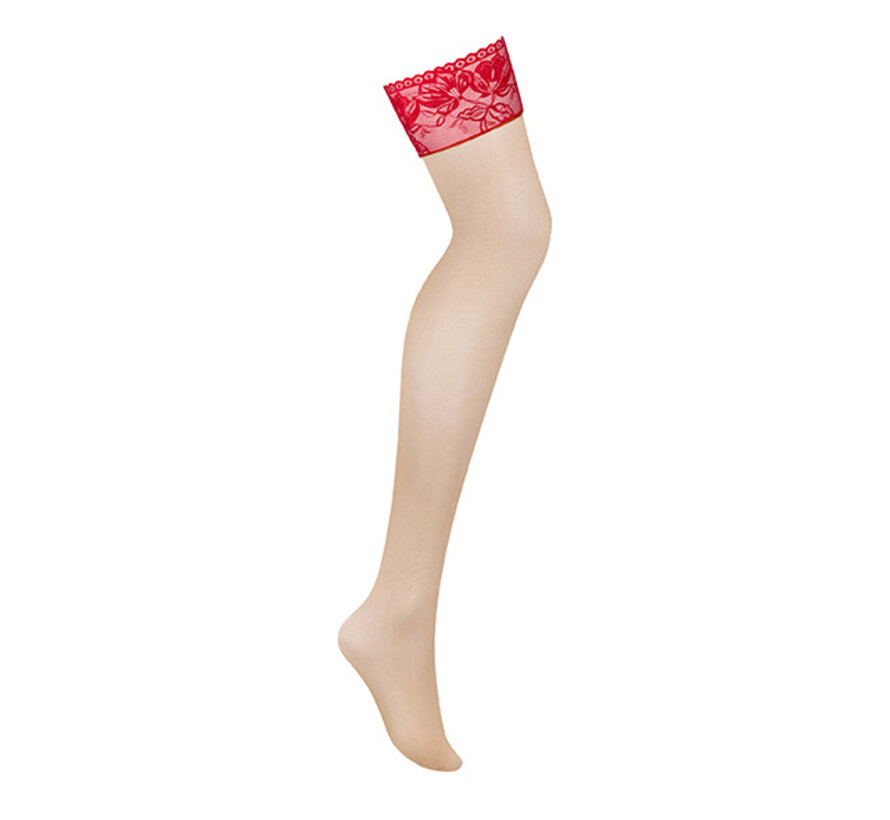 Obsessive - Lacelove stockings XL/2XL