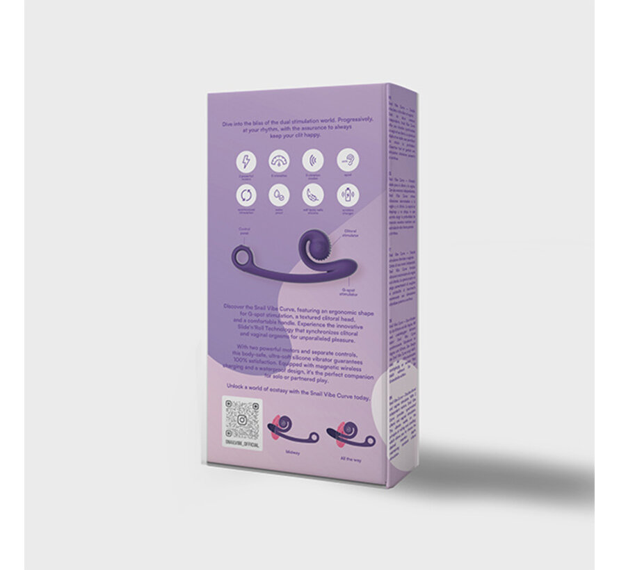 Snail Vibe - Curve Vibrator Purple