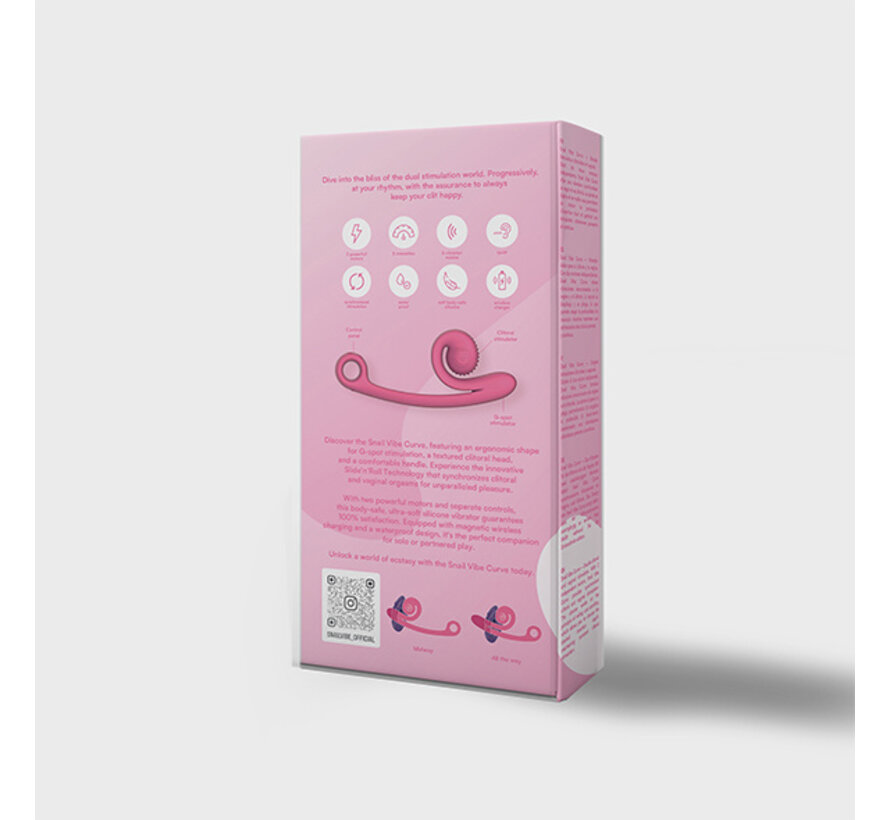 Snail Vibe - Curve Vibrator Pink
