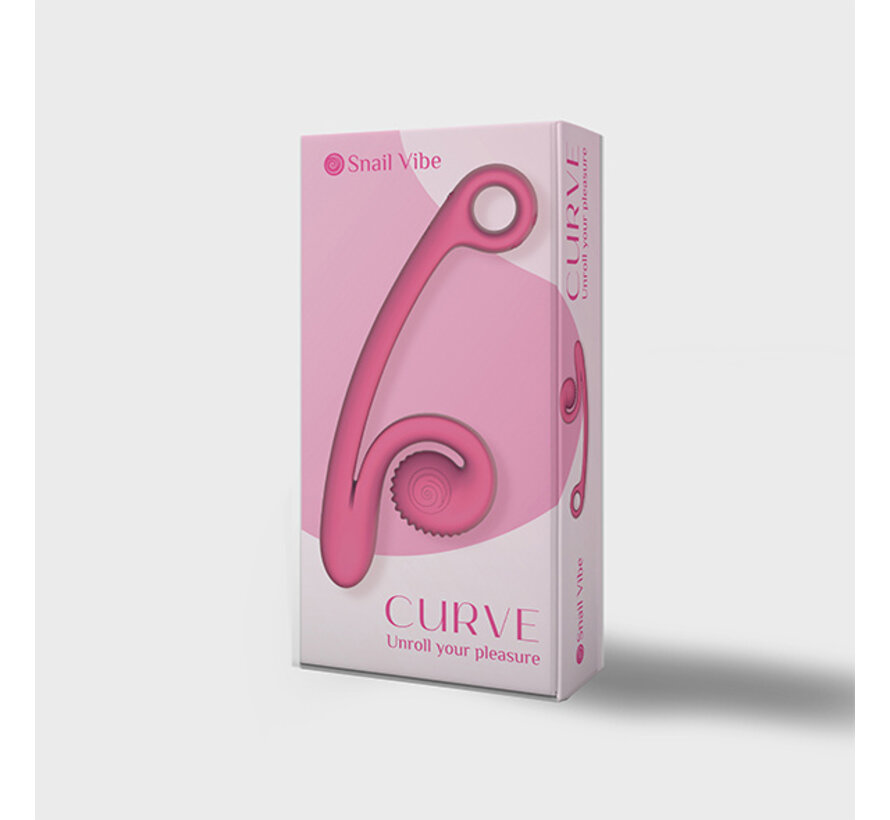 Snail Vibe - Curve Vibrator Pink