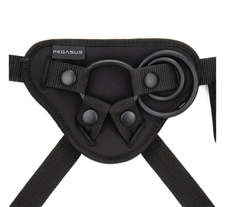 Pegasus - 8” Remote Control P-Spot G-Spot Silicone Peg with Harness Include