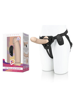 Pegasus - 6.5” Realistic Silicone Dildo With Harness Included