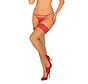 Obsessive -  Mellania stockings red S/M