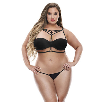 Baci - Sexy Strappy Bra Harness Queen