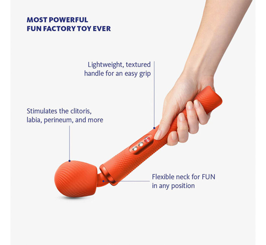 Fun Factory - Vim Weighted Rumble Wand Oranje