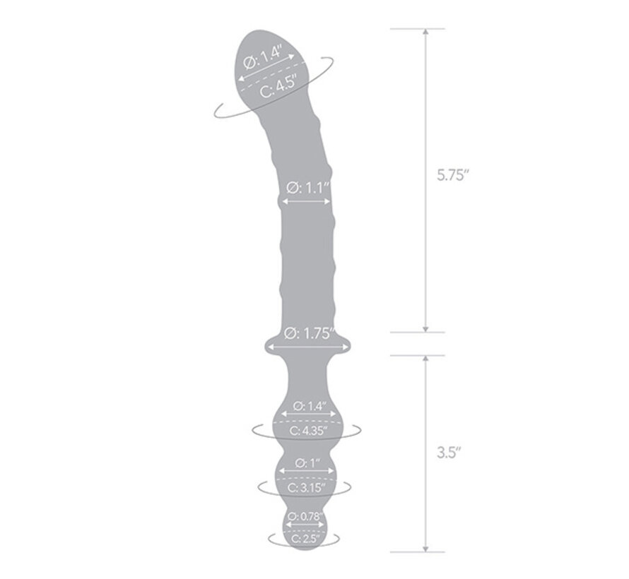 Glas - Twister Dual-Ended Dildo