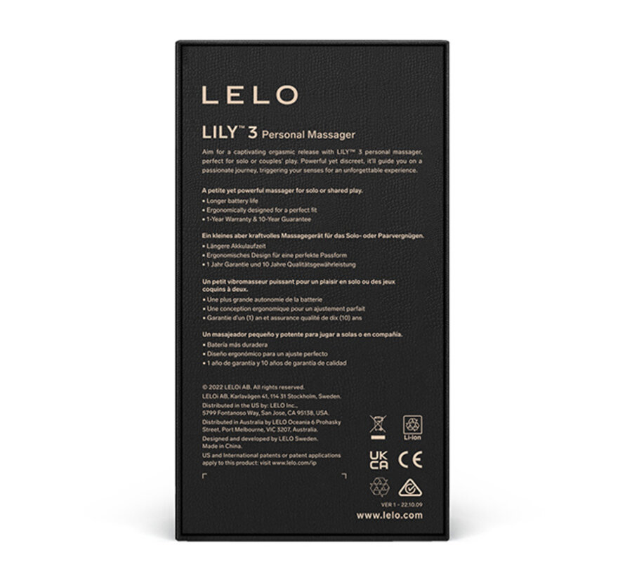 Lelo - Lily 3 Personal Massager Polar Green