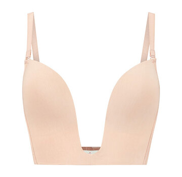 Bye Bra Bye Bra - Ultra Plunge Bra Beige XL