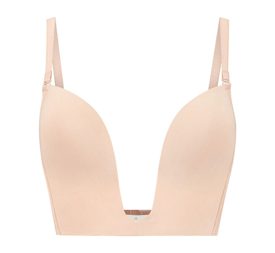 Bye Bra - Ultra Plunge Bra Beige L