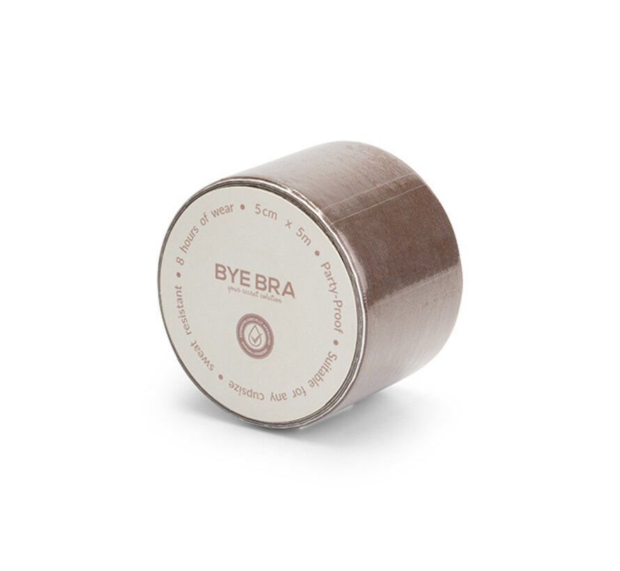 Bye Bra - Body Tape 5cm x 5m Brown