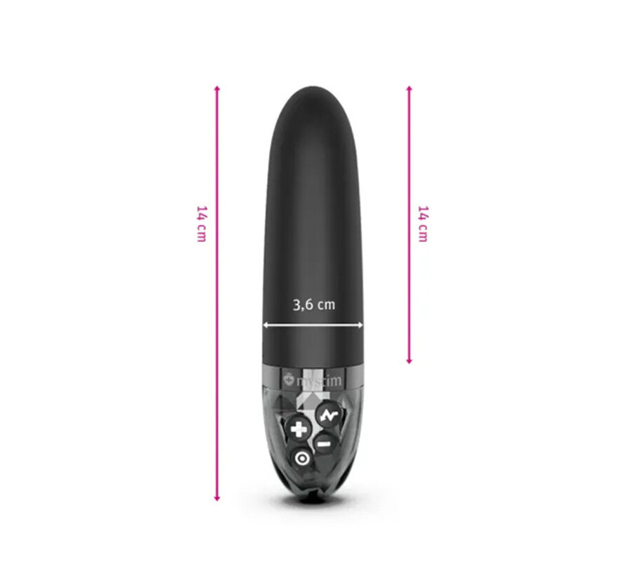 Mystim - Sleak Freak eStim Vibrator Zwart