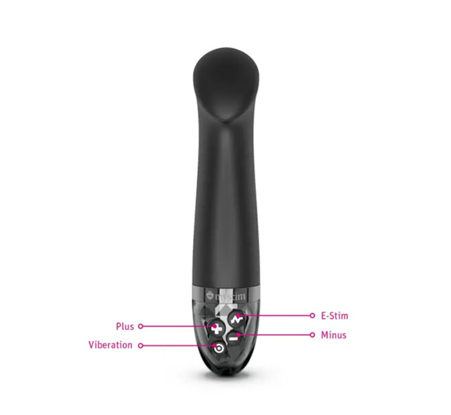 Mystim - Right On Ron eStim Vibrator Zwart