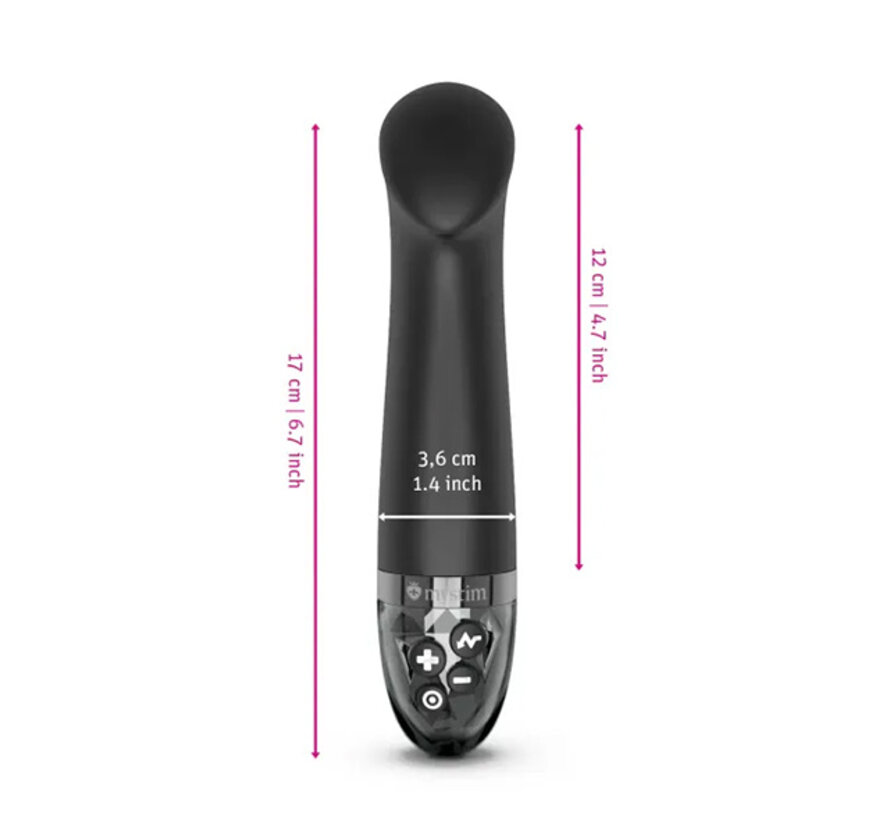 Mystim - Right On Ron eStim Vibrator Zwart