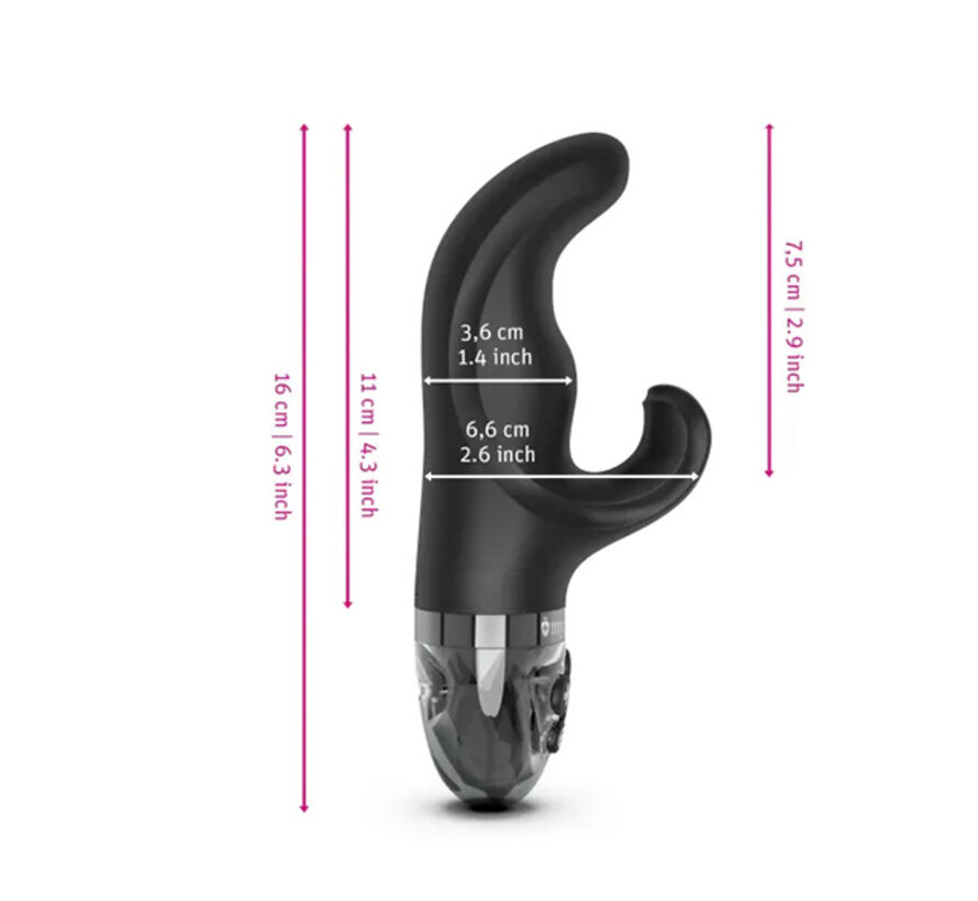 Mystim - Hop Hop Bob eStim Vibrator Zwart