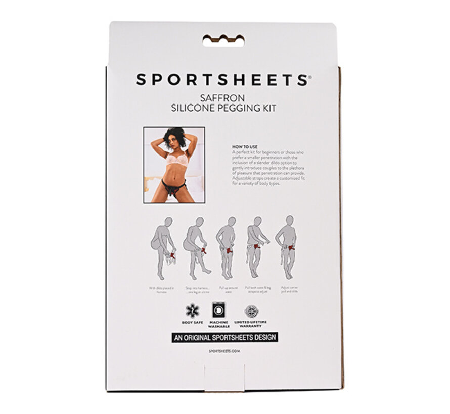 Sportsheets - Saffron Silicone Pegging Kit