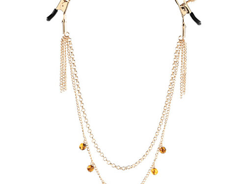 Sportsheets Sportsheets - Amber Chained Nipple Clamps