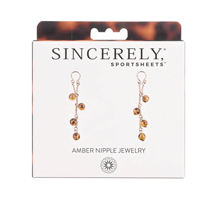 Sportsheets - Amber Nipple Jewelry