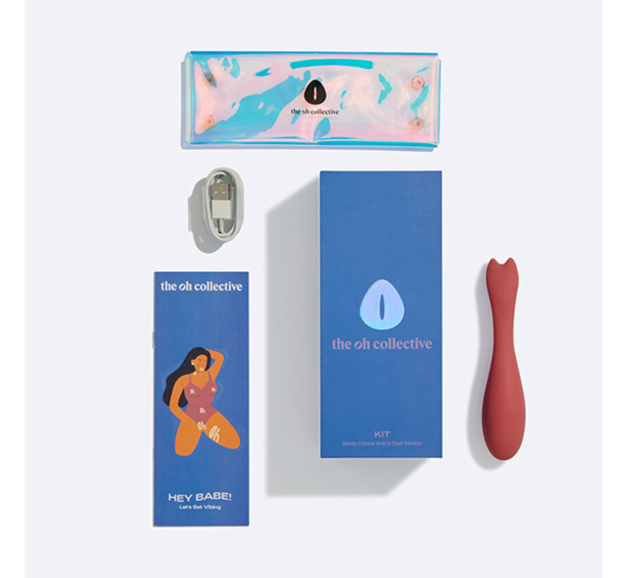 The Oh Collective - Kit Vaginal & G-Spot Vibrator Koraal