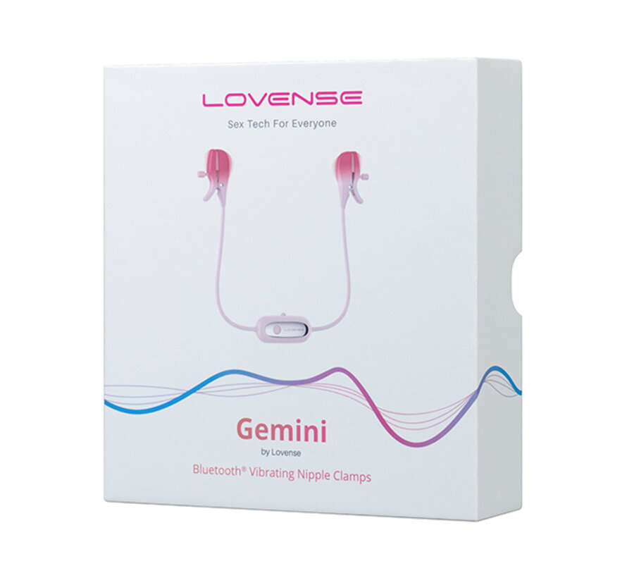Lovense - Gemini App-Controlled Vibrerende Tepelklemmen