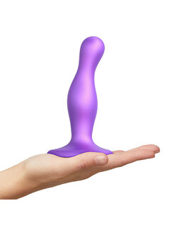 Strap-On-Me Strap-On-Me - Dildo Plug Curvy Metallic Purple L