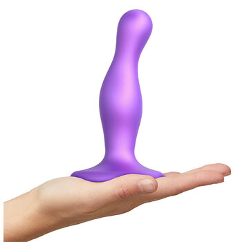 Strap-On-Me Strap-On-Me - Dildo Plug Curvy Metallic Purple L