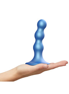 Strap-On-Me Strap-On-Me - Dildo Plug Balls Metallic Blue L