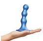 Strap-On-Me - Dildo Plug Balls Metallic Blue L