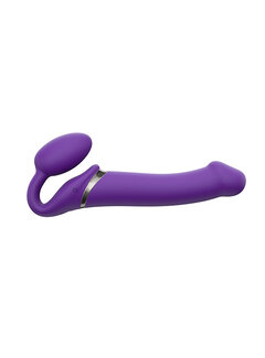 Strap-On-Me Strap-On-Me - Vibrating Bendable Strap-On M Purple