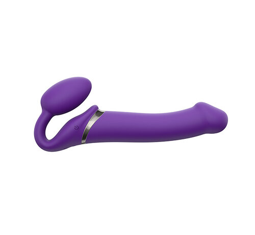 Strap-On-Me Strap-On-Me - Vibrating Bendable Strap-On M Purple