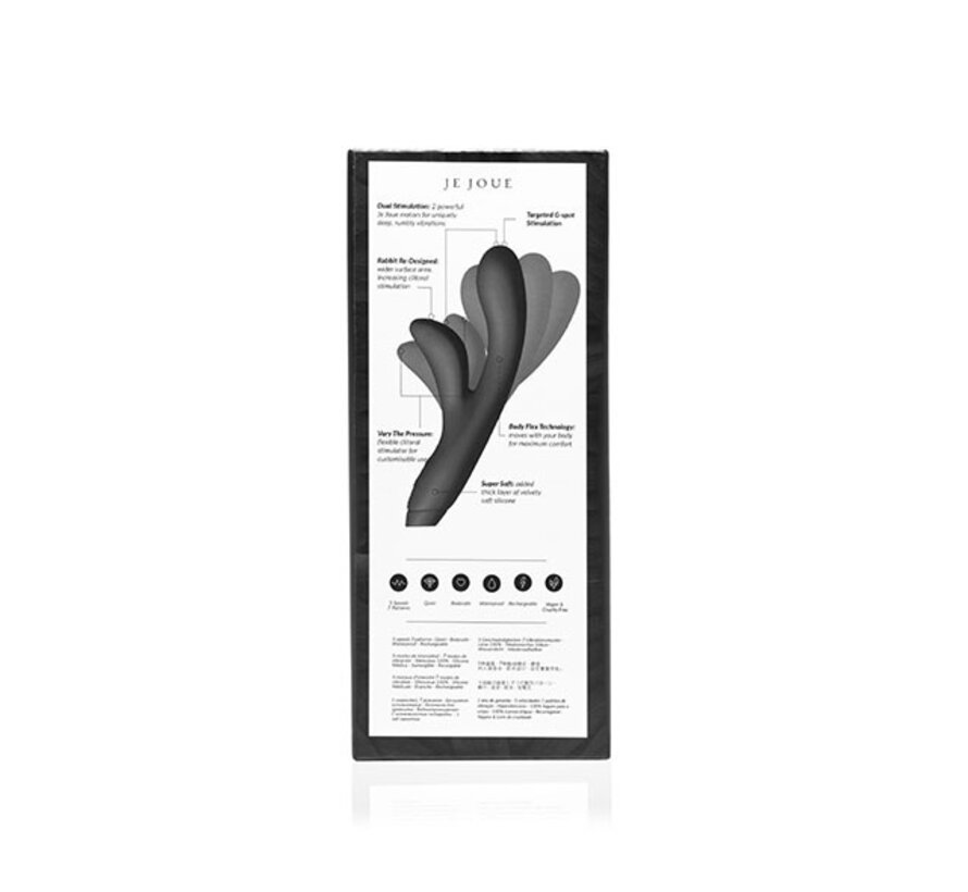 Je Joue - Hera Flex Rabbit Vibrator Black