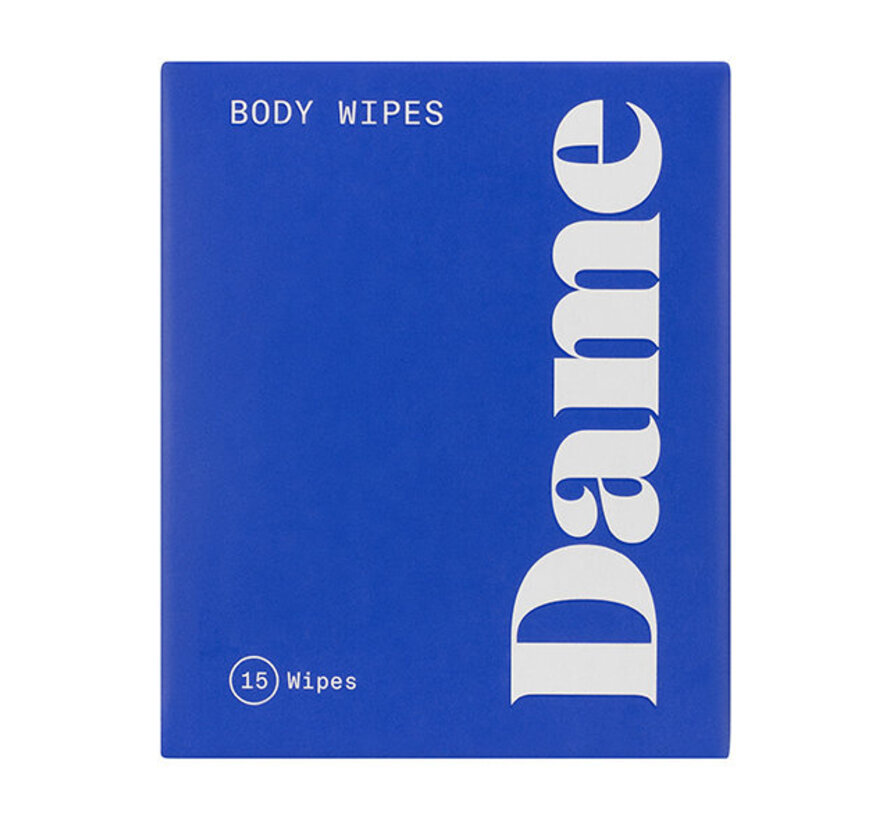 Dame Products - Body Wipes 15 st.