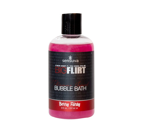 Sensuva Sensuva - Big Flirt Pheromone Bubble Bath Berry Flirty 237 ml